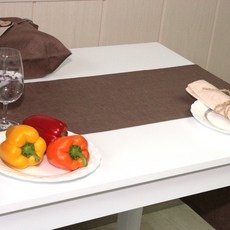 나산데코 마100% 힐링린넨 젠스타일 테이블러너, RN813-11(스위트브라운), 2인용(150 x 28 cm) 홈인테리어/카페트/쿠션 반품 최저가 6,910원