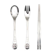 라온누리 마이토비 아동수저세트, 혼합색상, 스푼 + 젓가락 + 포크, 1세트 출산/유아동/이유용품/유아식기 반품 최저가 5,640원