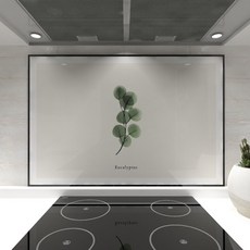 웰룸 유칼립투스2 주방아트보드 895 x 600 mm, 그린 + 오프베이지, 1개 홈인테리어/셀프인테리어 반품 최저가 49,490원