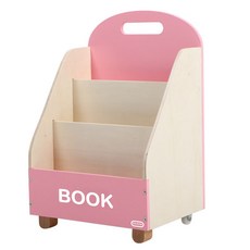 토도리브로 원목 전면 이동식 책꽂이, 핑크, 3단 문구/오피스/사무용품 전문관 반품 최저가 20,800원