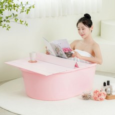 그린센스 이동식 마카롱 반신욕조 풀세트 중형, 러블리 핑크, 1세트 생활용품/욕조 반품 최저가 35,040원