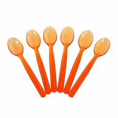와우파티코리아 크리스탈 일회용 스푼 오렌지, 6개입, 5개 주방용품/일회용품/종이컵 반품 최저가 6,710원