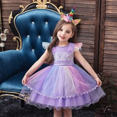 파티 유니콘 드레스 + 머리띠 문구/오피스/파티/이벤트 반품 최저가 31,520원