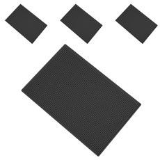 블럭마트 주방 드라잉매트 식기 컵 건조매트 45 x 30 x 1 cm, 1단, 블랙, 4개 생활용품/주방수납/잡화 반품 최저가 14,810원