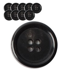 소뿔단추6 20mm, 블랙, 10개 홈인테리어/수예/수선 반품 최저가 6,890원
