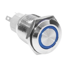 문라이트LED 원형 크롬 푸쉬온 스위치 ver 2 커넥터포함 블루, 1개 자동차용품/부품/안전/공구 반품 최저가 8,680원