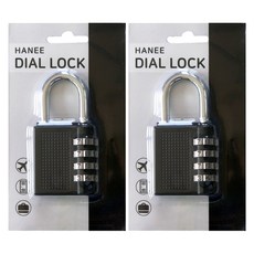 하늬통상 4단 대형 비밀번호자물쇠 블랙, 2개 생활용품/안전/호신용품 반품 최저가 5,250원