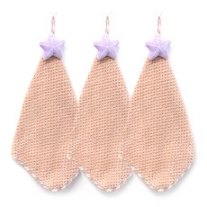 에이치그라운드 뽀솜별 주방수건, 피치, 3개 주방용품/주방잡화 반품 최저가 7,040원