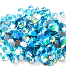 메이브라운 셀프네일 고급 컬러 사이즈혼합 평 네일스톤, M03105(스카이), 1개 뷰티/네일 반품 최저가 4,140원