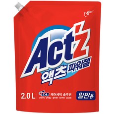 액츠 파워젤 세탁세제 일반용 리필, 2L, 1개 생활용품/액체세제 반품 최저가 4,630원