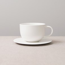 보울보울 국산 볼볼홈파티 시리얼 라떼머그 + 소서 세트, 밀크화이트, 1세트 주방용품/커피잔/찻잔 반품 최저가 10,060원