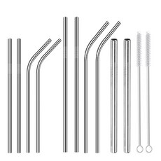 아이메이트 스테인레스 빨대 5종 + 세척솔 세트, 2세트 주방용품/빨대/스트로우 반품 최저가 6,590원
