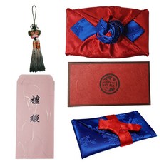 신부님이 신랑댁으로 남색 예단보 5종 세트, 혼합색상, 1개 문구/오피스/카드/엽서/봉투 반품 최저가 22,510원
