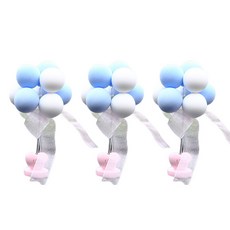 앤티스 마카롱 러브풍선 인테리어 차량용 피규어 3p, 블루 + 화이트, 3개 자동차용품/인테리어 반품 최저가 4,760원