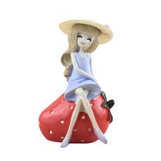 앤티스 러블리 차량용 피규어 3p, 딸기소녀, 3개 자동차용품/인테리어 반품 최저가 8,570원