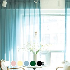 메종텍스타일 핀까지 세탁하는 찰랑찰랑 쉬폰 나비주름 커튼 2장세트 홈인테리어/FW 침구샵 반품 최저가 39,440원