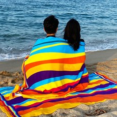 리드홈 패션 비치타올 일반형 + 특대형 세트, 웨이브레인보우, 1세트 홈인테리어/수건/타월 반품 최저가 11,920원