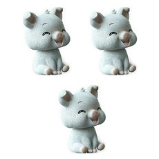 블럭마트 차량용 돼지 흔들인형 3p, 화이트, 3개 자동차용품/인테리어 반품 최저가 5,710원