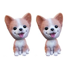 블럭마트 차량용 강아지 흔들인형 2p, type6, 2개 자동차용품/인테리어 반품 최저가 4,710원