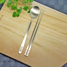 오부자 국산 유기 희낙관 수저세트, 1세트, 숟가락 + 젓가락, 실버 주방용품/수저/커트러리 반품 최저가 25,330원