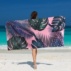 엔비 보테니컬 비치타올 140 x 70 cm, 혼합색상, 1개 생활용품/욕실용품 반품 최저가 4,510원