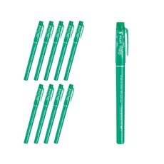 파이롯트 프릭션 파인라이너 0.45mm SFFL-12F, 그린, 10개 문구/오피스/학용품/수업준비 반품 최저가 9,150원
