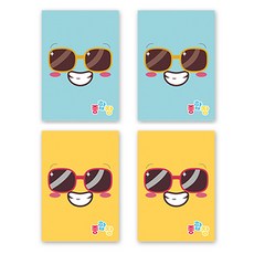 아트모아 뜯어쓰는 종합장 50매 2종 4p, 혼합색상, 1세트 문구/오피스/학용품/수업준비 반품 최저가 6,440원