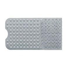 탑리빙 미끄럼 방지 욕조 매트 100 x 40 cm, 그레이, 1개 생활용품/욕실매트/발판 반품 최저가 7,240원