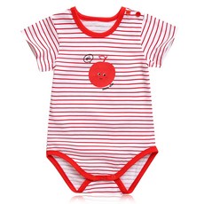 그린베베 사과랑 여름 반팔 바디슈트 출산/유아동/유아동패션 반품 최저가 7,960원