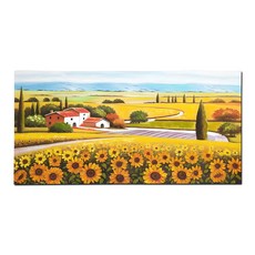 해바라기 황금 들판 그림 액자 벽장식소품 33JC07, 혼합색상 홈인테리어/홈데코/디퓨저 반품 최저가 56,190원