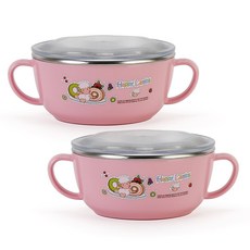 비프로젝트 해피램 유아 스텐 양수볼, 핑크, 2개 출산/유아동/이유용품/유아식기 반품 최저가 11,220원