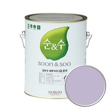 순앤수 KS 2급 벽지 벽면용 수성페인트 무광, 라벤더02NR6039, 4L, 1개 홈인테리어/공구/철물/DIY 반품 최저가 10,540원