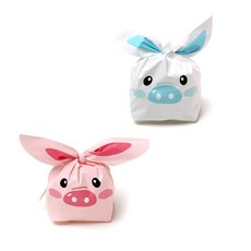 포포팬시 꿀꿀이 보자기 포장팩, 핑크, 화이트, 50개 문구/오피스/데코/포장용품 반품 최저가 5,870원