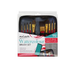 몽마르뜨 수채화 브러쉬 11p + 붓케이스 세트, 4호, 8호, 10호, 3/4호, 2.54cm, 3/4호, 6호, 4호, 2호, 0호, 1세트 문구/오피스/미술/화방용품 반품 최저가 5,680원