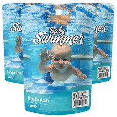 바바랩 팬티형 수영장 기저귀 아동공용, 점보형(2XL), 9매 생활용품/수영장기저귀 반품 최저가 9,680원