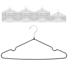 생활백서 논슬립 옷걸이, 블랙, 30개 출산/유아동/유아가구/인테리어 반품 최저가 10,240원