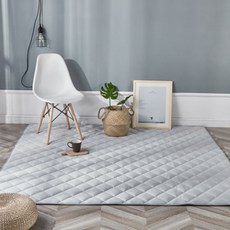 더플로우컴퍼니 시원하니 여름에 딱인 거실 매트, 그레이 홈인테리어/놀이/다용도매트 반품 최저가 69,050원