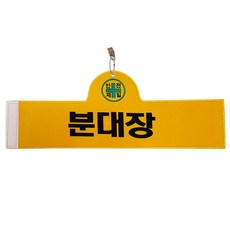 대원안전 안전완장 분대장, 1개 생활용품/소화기/화재안전 반품 최저가 4,820원