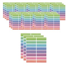 꼬모네임 무지 네임스티커 라지 10p, 랜덤 발송, 1세트 문구/오피스/학용품/수업준비 반품 최저가 8,000원