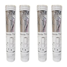 웨딩폭죽 플라워샤워 파티꽃가루 4p, 은박실버 문구/오피스/파티/이벤트 반품 최저가 5,300원