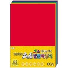 칼라팬시 12000 A4 양면 색상지, 10색, 1개 문구/오피스/미술/화방용품 반품 최저가 5,370원