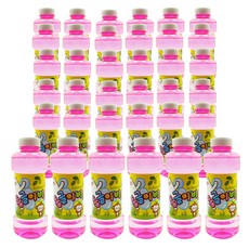 비누방울 리필액 500ml, 혼합색상, 36개 완구_취미/스포츠/야외완구 반품 최저가 46,390원