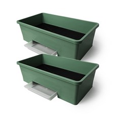 플라팜 베란다 텃밭화분 20L, 다크그린, 2개 홈인테리어/원예/가드닝 반품 최저가 22,050원