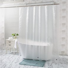 워터큐브 샤워커튼, 반투명, 1세트 생활용품/목욕/샤워용품 반품 최저가 9,060원