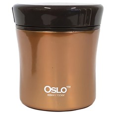 오슬로 스테인레스 스틸 보온 푸드자 죽통, 골드, 400ml, 1개 주방용품/보온/보냉용품 반품 최저가 10,390원