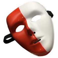 파티복닷컴 힙합파티가면1 파티가면 ROMK80201, 레드 + 화이트 문구/오피스/파티/이벤트 반품 최저가 19,430원