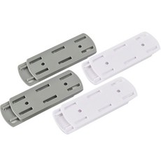 접착식 멀티탭 정리기 화이트 2p + 그레이 2p, 1세트, 화이트 + 그레이 생활용품/생활전기용품 반품 최저가 5,780원