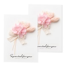 라솔트 프리저브드 플라워 카드 + 투명 케이스 세트, 샴페인핑크, 2개 문구/오피스/카드/엽서/봉투 반품 최저가 13,670원