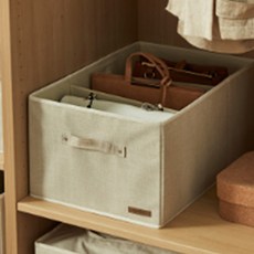 한샘 샘베딩 서랍형 패브릭리빙박스, 베이지, 대(345 x 520 x 260 mm), 2개 홈인테리어/수납/정리 반품 최저가 14,860원