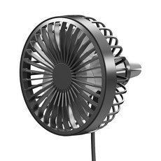 아이엠듀 차량용 선풍기 슈퍼 에어 써큘레이터, 블랙 자동차용품/차량용 전자기기 반품 최저가 8,560원